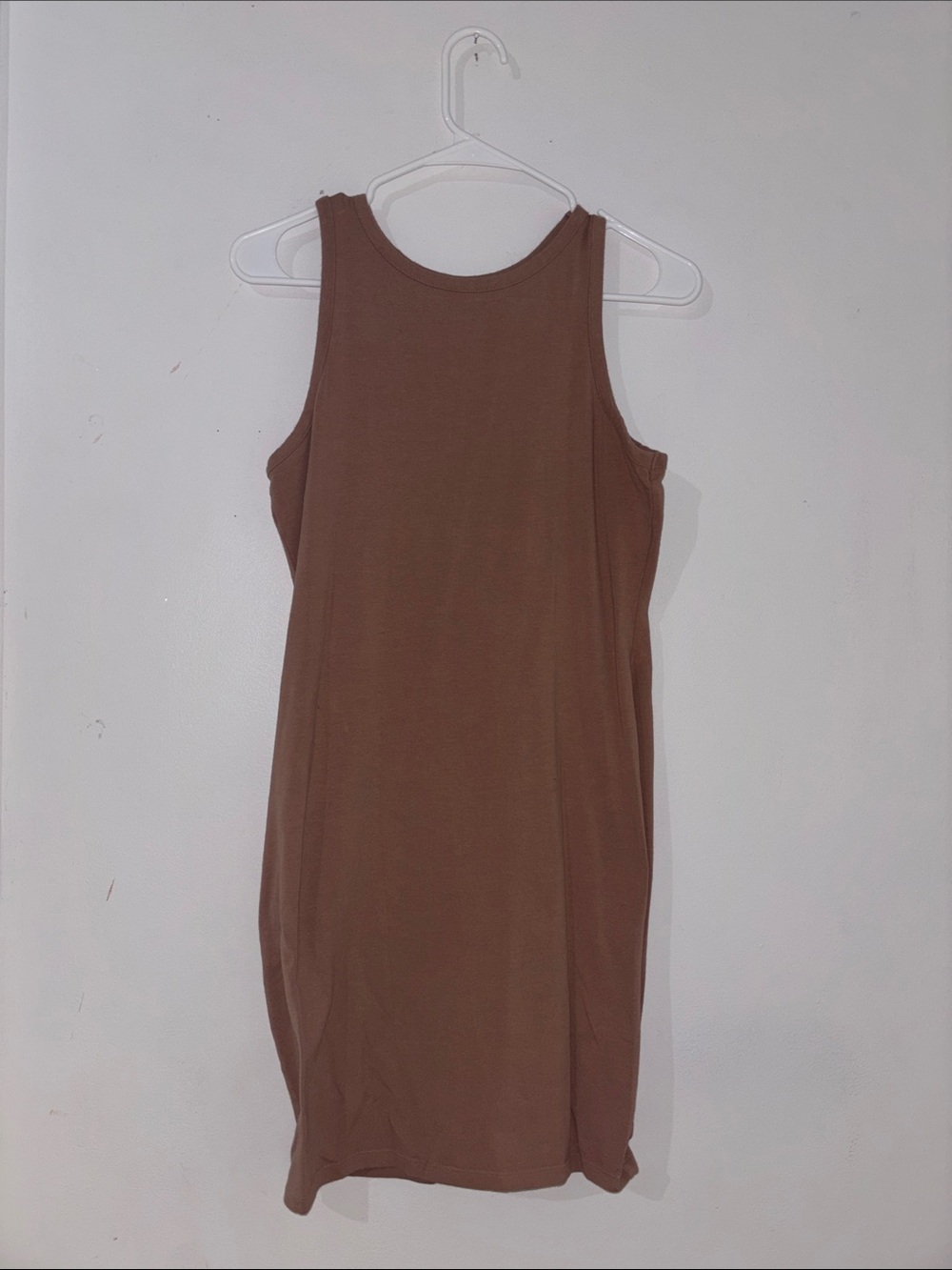 wild fable Brown Sleeveless Tank Midi Dress